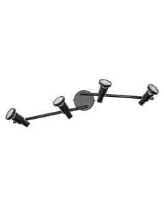 LED SPOT 4X3.4W 927 GU10 BK LEDV