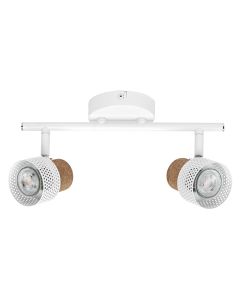 DECOR SPOT CORK 2X3.4W 927 GU10 WT LEDV