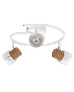 DECOR SPOT CORK SP 3X3.4W 927GU10WTLEDV