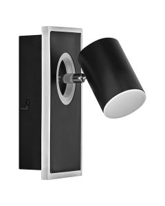 DECOR SPOT MARS 120MM 16.5W SEL BK LEDV