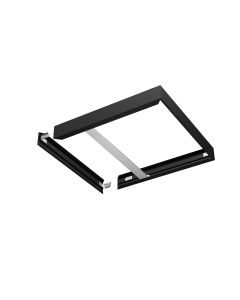 PL 600 SURFACE MOUNT KIT H75 BK LEDV
