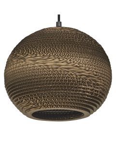 DECOR CARDBOARD BALL PENDANT E27 LEDV