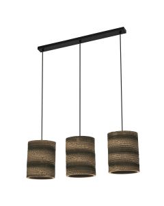 DECOR CARDBOARD CYLINDER PEND 3XE27LEDV