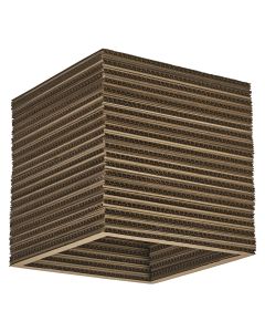 DECOR CARDBOARD SQUARE CEILING E27 LEDV