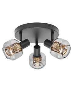 DECOR SPOT FIREFLY PL 3X2.8W E14 BKLEDV