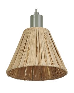 DECOR RAFFIA PENDANT 1XE27 GN LEDV