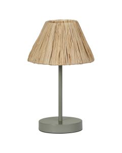 DECOR RAFFIA TABLE E27 GN LEDV