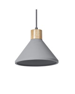 DECOR CONCRETE WOOD PEND 220 E27DG LEDV