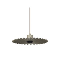 DECOR PLISSEE PENDANT E27 BG LEDV