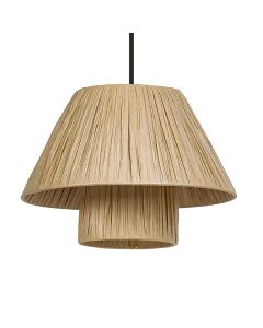 DECOR BAMBOO PAPER HUT PEND 280 E27LEDV
