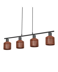 DECOR CLAY WINDOWS PEND LN 4XE27 LEDV
