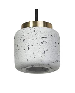 DECOR TERRAZZO BALL PEND 1XGU10 WT LEDV