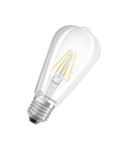 LED EDISON40 4W 827 FILCL E27 P LEDV