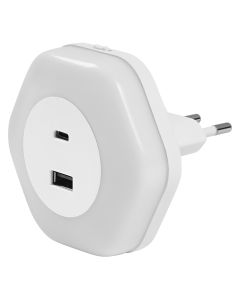 LUNETTA HEXAGON 830 USB A C WT LEDV