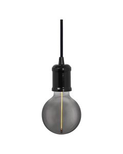 1906 PENDULUM BOBBIN E27 BK LEDV