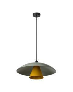 DECOR FLYING MUSHROOM PEND E27 GN LEDV