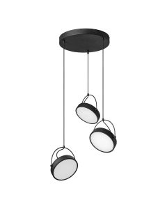 DECOR PUCK 3XPENDANT PL 36W 930 BK LEDV