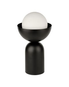 DECOR BOWL TABLE E14 BK LEDV