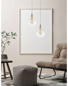 FILO Chrome Aluminium Clear Glass & Gold