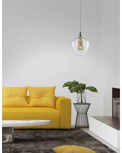 FILO Chrome Aluminium Clear Glass & Gold