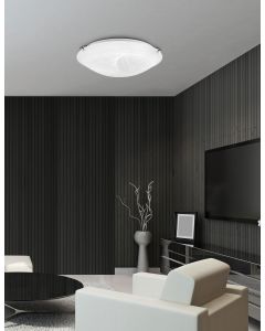 GIORNO Ceiling Light Alabaster Glass Chr