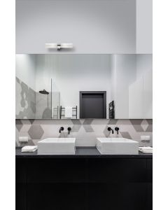 POLO White Opal Glass Chrome Aluminium L