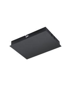 Zip plafondaansluiting mat zwart