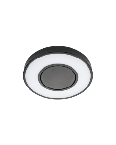 Circulus mat zwart 17W LED dimbaar 2700K