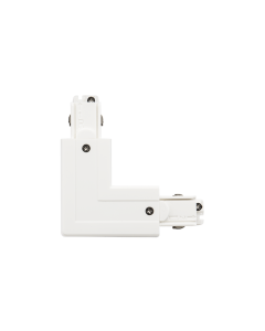 ShopLine Rail 3 Fasen L-verbinding wit