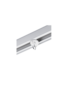 Shopline Rail 3 Fasen Haakje Wit