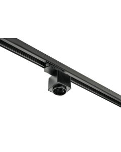 ShopLine stopcontact zwart voor rail 3-f