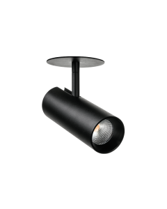 Tube Mini R zwart plafond 3000K