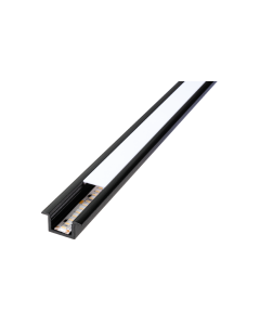 StripLine 1,8m profiel inbouw zwart