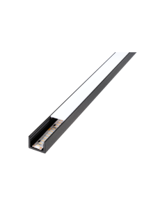 StripLine 1,8m profiel opbouw zwart