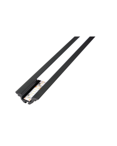 StripLine 1,8m profiel inbouw zwart hoek