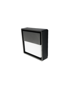 Frame Wall Square Zwart Led 3000K
