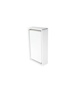 FRAME rechthoek WIT LED 3000K + SCHEMER