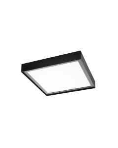 Disc 285x285 zwart 2700K LED 22W + senso