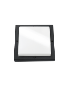 Bassi LED zwart/opaal 10W LED ingewerkt