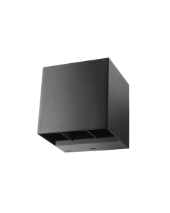 Artes zwart 2700K LED 8W up/down in/out