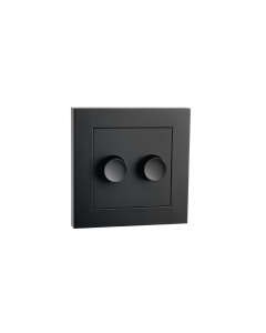 LEDDim 2x100 front zwart