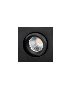Junistar Lux Square Zwart 8W Led 2700K