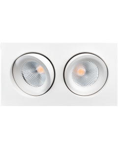 Junistar Lux Square 2X8W LED wit 4000K F