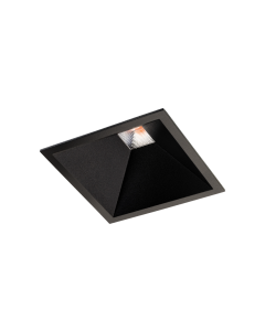 Soft Square zwart LED 2700K Fase afsnijd