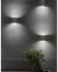 NERO Dark Gray Aluminium & Glass Diffuse