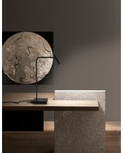 SICILY Table Lamp Sand Black Aluminium L