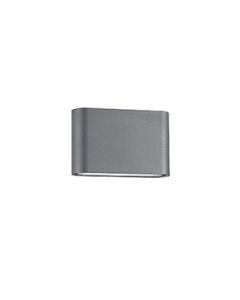 SOHO Dark Gray Alum. Glass Diffuser LED