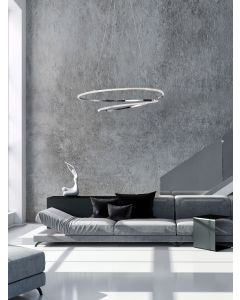 VIAREGGIO Chrome Aluminium & Acrylic LED