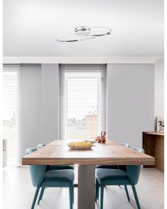VIAREGGIO Chrome Aluminium & Acrylic LED