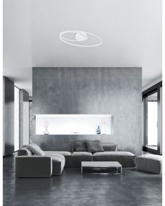 VIAREGGIO White Aluminium & Acrylic LED